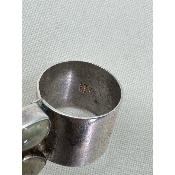 DTR Jay King Sterling Silver & Turquoise Large Cross Pendant 5 Inches Long - Picture 5 of 8